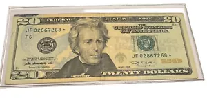 US Fancy Star Error Note Serial Twenty Dollar Replacement Duplicate Ink Fed $20 - Picture 1 of 2