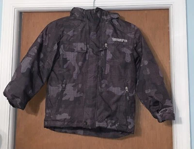 Free Country Extreme Performance Youth Boys Camo Quilt Hooded Coat Jacket 5/6 - Image 1 of 4