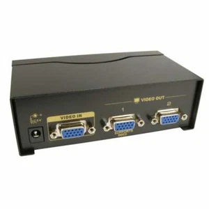 2 Port SVGA Splitter (450 MHz) Powered VGA NEWlink - Picture 1 of 2