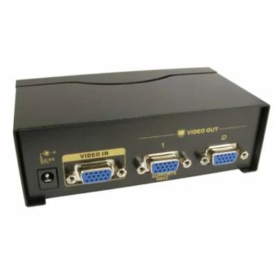 2 Port SVGA Splitter (450 MHz) Powered VGA NEWlink - Image 1 of 2