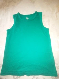 Wonder Nation Boys Size M 8 Solid Green Tank Top Summer Wear - Picture 1 of 12