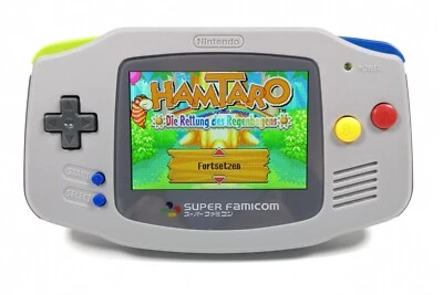 Nintendo Gameboy Advance IPS V5 LCD Display - SNES Edition - Neuzustand TOP - Bild 1 von 4