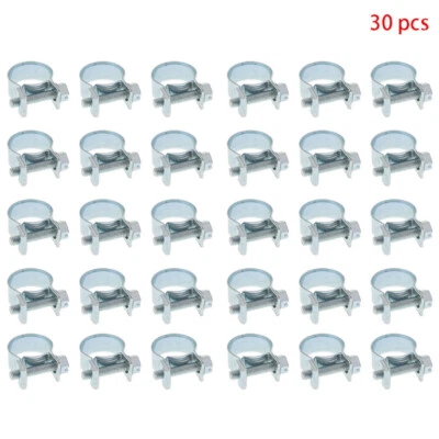 LABLT 30Pack 3/8"FUEL INJECTION HOSE CLAMP / AUTO Fuel Clamps (14mm-16mm)