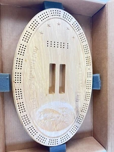 Cribbage Board Wood Trout Fishing River "Just Let Me Fish And Nobody Gets Hurt" - Picture 1 of 24