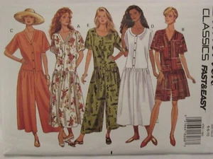 BUTTERICK 6781 Misses Dress & Wide-Leg Jumpsuit n 2 lengths PATTERN 6-8-10 UC - Picture 1 of 4