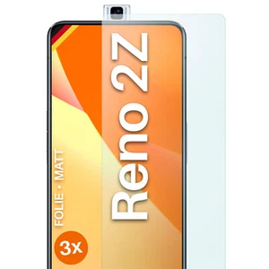 3x Schutzfolie Matt für Oppo Reno2 Z Displayschutz Handyfolie Dünn Anti Reflex - Picture 1 of 8