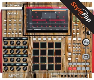 Recubrimiento Akai MPC-X | Madera #4 | Calcomanía protectora | StyleFlip Skins - Imagen 1 de 1