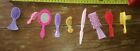 Barbie Doll Assorted Lot Mirrors And Hair Brushes Vanity Beauty Items