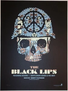 2009 The Black Lips - Atlanta Silkscreen Concert Poster s/n by Methane - Picture 1 of 1