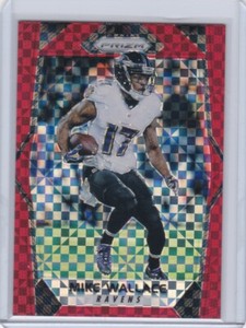 2017 Panini Prizm Red #158 Mike Wallace /49 Ravens Free Shipping READ!