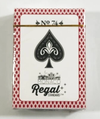 Regal Games Monaco Royal Casino Standard Playing Cards #74  - Image 1 of 4