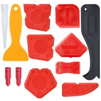 17 IN 1 Caulking Tool Kit Silicone Sealant Finishing Tool Grout Scraper Caulk