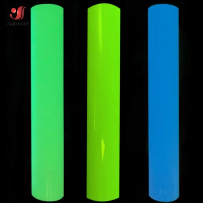 Glow In the Dark Heat Transfer Vinyl Film Luminous HTV for Iron On T-Shirts Bags - Image 1 of 4
