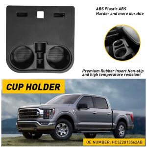 For 2015-2020 Ford F150 17-22 F250 Front Bench Seat Center Console Cup Holder US