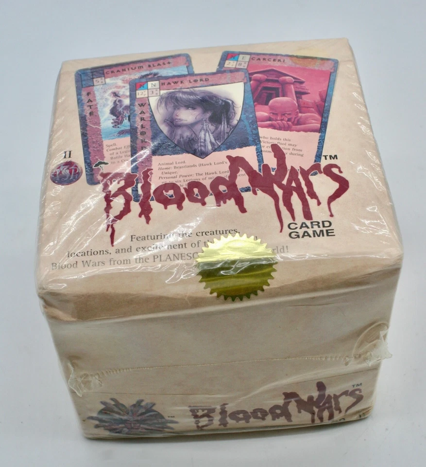 BLOOD WARS TSR CCG FIRST EDITION Starter Deck Box - 6 Dual Decks