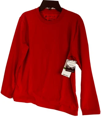 Spyder top 14/16 or 18/20 Boys Racing Red Christmas Valentine round neck NWT $36 - Image 1 of 4