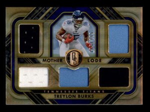 TREYLON BURKS 2023 PANINI GOLD STANDARD MOTHER LODE 5-PC JERSEY #175/299 BD8933