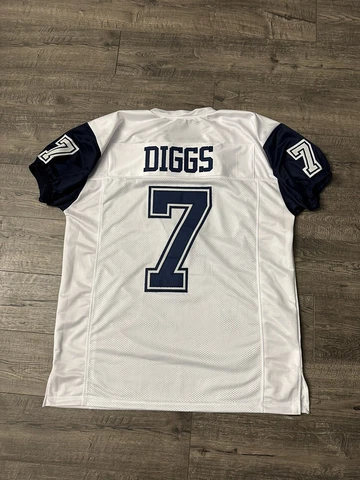 Trevon Diggs Authentic Replica Color Rush Custom Jersey XL Stitched Cowboys!!! Cover