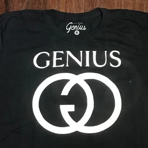 New Official Genius OG Genius T-Shirt Black & White Size - XL - Picture 1 of 2