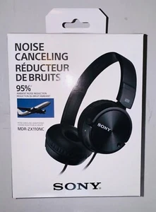 Sony MDRZX110NC Noise Cancelling Headphones, Black - Picture 1 of 2