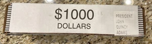 2008-D Presidential Dollars John Quincy Adams $1 1000 Coin Mint Fresh Sealed Box - Picture 1 of 9