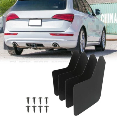 SUV Car Mud Flaps Splash Guards Flexible Wheel Fender Flares Black for Audi Q5 Foto 1 de 4