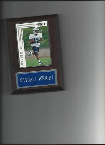 KENDALL WRIGHT PLAQUE TENESSEE TITANS FOOTBALL NFL  C Cover