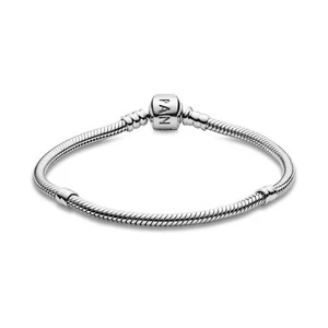 Bracciale Pandora Logo Chiusura a Botte Catena Serpente - Bracciale Argento Sterling - 7,5" - Foto 1 di 6