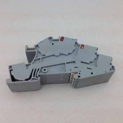 Bloque de terminales Phoenix Contact STI 2,5 - PE/L/L con tapa de extremo D-STI/3 Foto 1 de 4