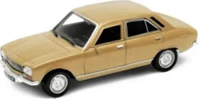 Welly 1975 Peugeot 504 dorado metálico escala 1:34 1:39 derechos de importación pagados en Estados Unidos Foto 1 de 3
