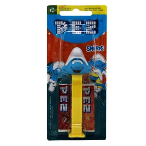 PEZ Snurfs Clumsy Con Dispensador Amarillo Y 2 Paquetes De Dulces 17g - Imagen 1 de 1