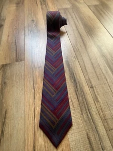 Vintage Yves Saint Laurent All Silk Paris New York Silk Neck Tie - Picture 1 of 5