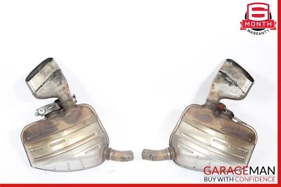 11-13 Porsche Panamera 970 3.6L Rear Right & Left Exhaust Muffler Tip Set of 2 - Image 1 of 4