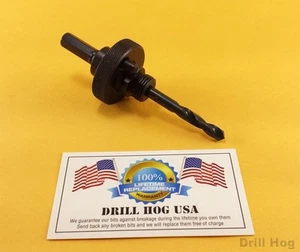 Drill Hog® Hole Saw Arbor Mandrel Holesaw Pilot Bit for 1-1/4" to 6" Hole Saws - Picture 1 of 3