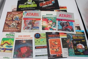 Konvolut 21 Atari 2600 Spielanleitungen Hefte - RAR! Vintage! - Bild 1 von 10