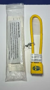 Mossberg Yellow Cable Firearm Safety Lock SL14-2PTACA w/ 2 Keys & Instructions - Picture 1 of 6