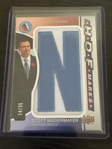 24-25 Sp Game Used HOF Marks /35 Scott Niedermayer New Jersey Devils - Picture 1 of 2