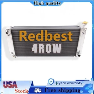 4 Row 62mm Radiator For 1988-1999 Chevy GMC C/K C1500 C2500 C3500 Truck 5.7L V8 - Bild 1 von 16