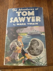 The Adventures of Tom Sawyer by Mark Twain Hardcover Book Grosset & Dunlap - Picture 1 of 21