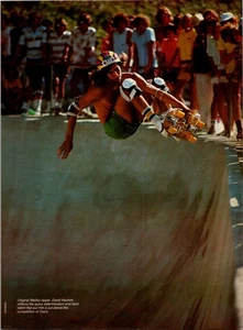 1979 • Impresión de David Hackett • Clip de revista de 1 página • Monopatín años 70 OasisADS-66 - Imagen 1 de 2