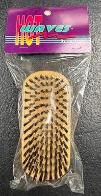 NEW Hot Waves by J&D Beauty Products - Natural Boar Bristle Wave Brush - Image 1 of 4