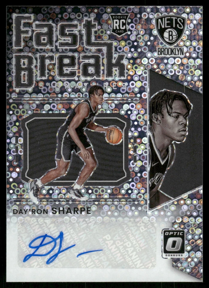 #FB-DRS Day'Ron Sharpe 2021-22 Donruss Optic Fast Break Signatures - Image 1 of 2