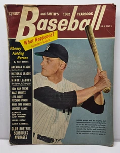 1962 Street & Smith’s Baseball Yearbook – Roger Maris Cover – Mantle Article - Bild 1 von 7