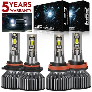 Faro LED alto/bajo brillante V2T para Honda Civic 2016 2017 2018 2019 2020 - Imagen 1 de 12