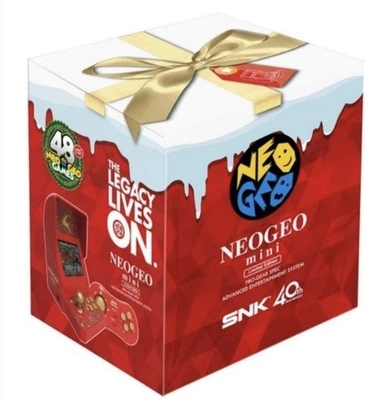 NEOGEO mini Christmas Limited Edition Console SNK Retro Arcade Japan Used Tested - Image 1 of 3