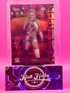 2025 Topps Chrome Cactus Jack WWE - Zaria #95 - Red & Black Plaid Refractor - Picture 1 of 2