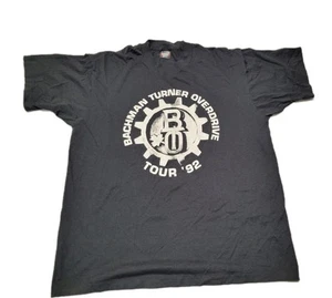 Camiseta vintage de los 90 1992 BTO Bachman Turner Overdrive gira de conciertos XL - Imagen 1 de 6