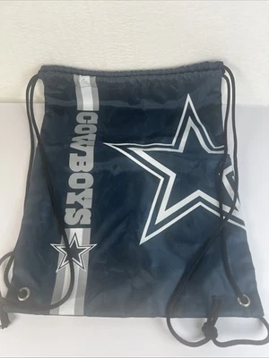Dallas Cowboys Drawstring Backpack NFL Team Logo Bag Forever Brand - Image 1 of 4