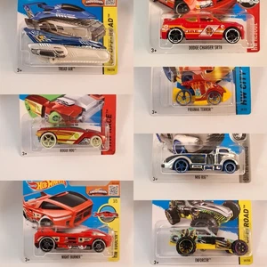 🔔7x TREASURE HUNT🔔ENFORCER PIRAÑA TERROR ROGUE HOG TRATAR AIRE DODGE HOT WHEELS - Imagen 1 de 11