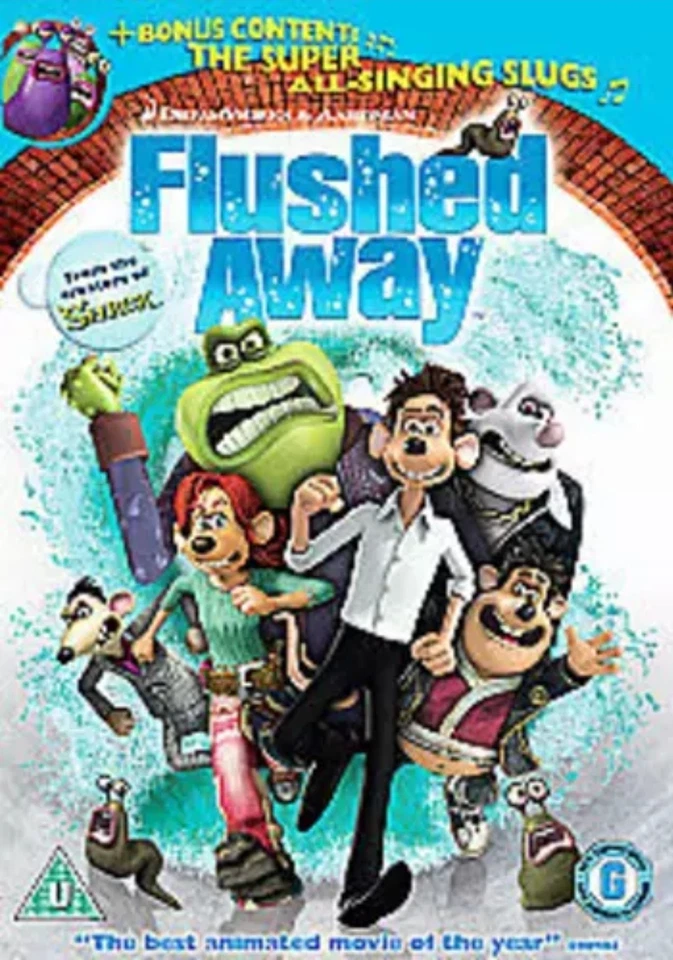 Flushed Away DVD (2007) Disc Only No Case  - Image 1 of 1